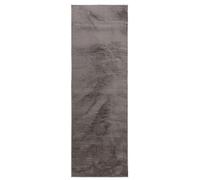 benuta Basic Tapis Salon Fausse Fourrure Furry - Gris 80x300 cm - pour Chambre, Bureau, Couloir, Bebe - Doux - Antidérapant - Lavable - Chauffage Sol