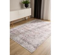 benuta Basic Tapis Salon George - Crème/Taupe 240x340 cm - Lavable - Rectangulaire Vintage, Élégant, Rétro pour Chambre, Couloir, Salle à Manger