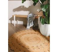 benuta Jutta 4053894838838835 Tapis de Jute Rond Marron Clair Ø 120 cm