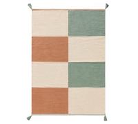 benuta Lytte Anton Tapis pour enfant - Multicolore/vert 120 x 170 cm - 100 % coton - Rectangulaire & Style : motifs enfants, Scandi Living - Facile d'entretien pour le salon et la chambre à coucher