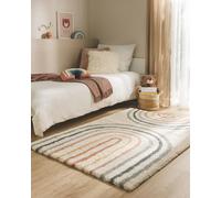 benuta Lytte Tapis Enfant Chambre Gobi - Multicolore 160x230 cm - Fausse Fibre - Rectangulaire Style: Motifs Bebe, Scandi - Facile Entretien - pour Salon, Bureau, Couloir