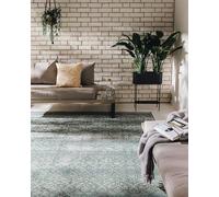 benuta Nest Artis Tapis d'intérieur et d'extérieur - Vert - 160 x 235 cm - Résistant pour Balcon, terrasse, Jardin, Cuisine et Salon - Botanique, Floral, Shabby Chic, Vintage, Abstrait