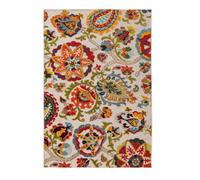 benuta Nest Noelia Tapis d'intérieur et d'extérieur, multicolore, 140 x 200 cm, résistant et facile d'entretien, rectangulaire, pour balcon, terrasse, jardin, cuisine et salon, abstrait, géométrique