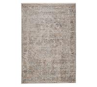 benuta Nest Tapis Anwar - Gris/beige 160 x 230 cm - Fibre synthétique - Rectangulaire et style : traditionnel, style oriental - Facile d'entretien pour le salon et la chambre à coucher