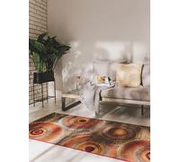 benuta Tapis d'intérieur et d'extérieur ARTIS Orange 80 x 250 cm - Tapis coloré pour l'intérieur et l'extérieur - Convient au Chauffage au Sol