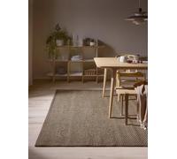 benuta Tapis en sisal Pure Greta - Gris 120x180 cm - 100% sisal - Rectangulaire & style : bordure, uni, Natural Living, Scandi Living - Facile à nettoyer pour salon, chambre à coucher