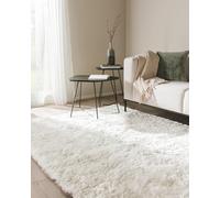 benuta Tapis Shaggy à Poils Longs Whisper Blanc 120X170 Cm - Tapis Doux pour Salon