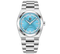 BENYAR BY Montre Automatique pour Homme - Montre Analogique de Mode Imperméable avec Luminescence - Bracelet en Cuir, Gothique