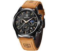 BENYAR by Montre Homme Chronographe 30M Etanche Montres Grand Cadran Date Analogique Quartz Montre Cadeau pour Hommes