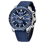BENYAR by Montre Homme Chronographe Analogique Quartz Etanche Lumineuses Classique Mode Affaires Sport Montres Bracelet en Cuir Grand Cadran Date Montre Cadeau élégant pour Hommes