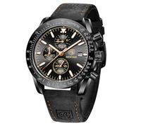 BENYAR by Montre Homme Chronographe Etanche Lumineuses Montres Grand Cadran Mode Analogique Quartz Montres Cadeau pour Hommes