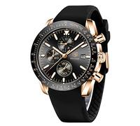 BENYAR by Montre Homme Chronographe Etanche Lumineuses Montres Grand Cadran Mode Analogique Quartz Montres Cadeau pour Hommes