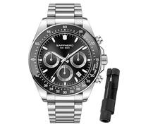 BENYAR Montre chronographe étanche pour homme - Montre de poignet d'affaires décontractée - Cadeau élégant pour homme