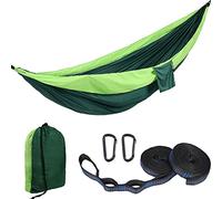 Benyong Hamac d'extérieur Hamac de camping ultra léger avec housses de corde de voyage flexible Hamac sûr pour l'extérieur (270 x 140 avancé)