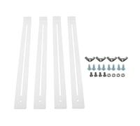 Benytro Kit de réparation de tiroir en acier au carbone pour bois MDF, 2 | Deux méthodes d'installation, espace réglable de 34 à 62 cm, convient aux tiroirs de 35,6 à 61 cm, compatibilité avec
