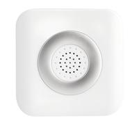 Benytro Sonnette filaire DC 12 V Ding Dong pour contrôle d'accès à la | Son clair et puissant, pas de batterie nécessaire, connexion à quatre fils, montage mural ou adhésif, plastique ABS blanc