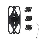 Benytro Support de téléphone pour vélo, support de guidon en silicone | Wahoo Garmin Bryton Mount Fit pour appareils de 4 à 7", rotation sans outil, utilisation horizontale ou verticale