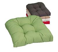 Beo Coussin d’Assise 40x40 cm Semi-Circulaire | Fabriquée en UE | Galette de Chaise Respirante | Coussin de Chaise résistant aux UV | Coussins de Jardin Lavable | Coussin pour Chaises | Vert