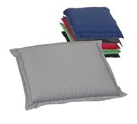 Beo Coussin d'assise rectangulaire - Respirant - Fabriqué en UE - Résistant aux UV - Lavable - pour l'extérieur - Gris Clair