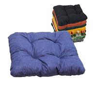 Beo Coussin de Chaise Robuste : 38 x 38 cm env. 8 cm (Bleu), 13493, Bleu Mm01, 36 x 36 cm