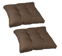Beo LKS AU04 Lot de 2 Coussins de siège Sable Env. 60 x 60 cm