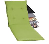 Beo Turin Coussin de Chaise Longue imperméable - Fabriqué en UE - Qualité supérieure - Résistant aux UV, aux Taches et Lavable - Coussin Respirant - Vert Clair