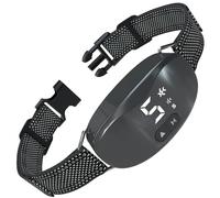 Beoankit Collier Anti Aboiement-Conformes à La Nouvelle Loi 2024-Collier Vibrant,sans Choc Statique avec 8 Niveaux de Sensibilité Réglables,8 Niveaux et 3 Mode Sonore,Vibration et Forte Vibration