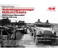 Beobachtungspanzerwagen Sd.Kfz.251/18 Ausf.A WWII Allemand Observation 1:35 Kit