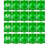 BEOIUCZZY Lot de 20 Boîtes à Racines de Plantes Réutilisables - Balle de Multiplication Haute Pression pour Arbres, Fleurs, Jardin, Sol - Vert - Moyen