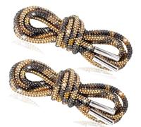 Beojonvy Strass et Paillettes Lacets Chaussures pour Sport, Course, Loisirs Chaussures Créatif Unisexe 1 Paires