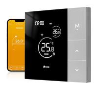 Beok Contrôleur de Température Smart Thermostat WiFi 3A Commande à Distance pour Le Chauffage de Chaudière à Gaz Tuya Smart Life Compatible avec Google Assistant et Alexa Commande Vocale