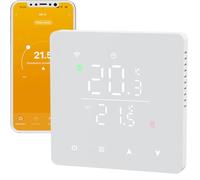 Beok Thermostat connecté pour chauffage au sol électrique, Programmable 16A | Compatible avec la Commande vocale Alexa et Google Home et Contrôle à Distance Via l'application Tuya/Smart Life 230 V CA
