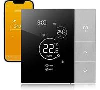 Beok Thermostat Connecté WiFi Programmable Thermostat 16A Thermostat pour Chauffage au Sol Électrique Compatible avec Alexa et Google Assistant, pour Tuyu, Smart Life Commande Vocale