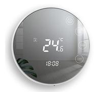 Beok Tuya Thermostats Intelligents Thermostat de Chauffage Thermostats d'ambiance Thermostat WiFi pour Chauffage par Le Sol électrique Compatible avec Alexa, Google 16A TGR86