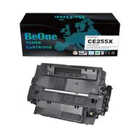 BeOne 1x CE255X 55X Compatible Cartouche de Toner Remplacement pour HP Laserjet P3010 P3011 P3015d P3015dn P3015n P3015x Laserjet Enterprise 500 MFP M525dn M525f M525c (1 Noir)