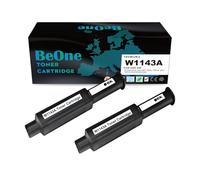 BeOne 2X 143A W1143A Cartouches de Toner compatibles pour Imprimante HP Neverstop Laser MFP 1202nw 1201n 1001nw (2X Noir)