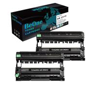 BeOne 2X DR-2510 DR 2510 DR2510 Kit Tambour Cartouche Compatible pour Imprimante Brother DCP-L2627DW HL-L2400DWE DCP-L2627DWXL DCP-L2620DW MFC-L2860DW DCP-L2665DW DCP-L2660DW MFC-L2860 (2 Noir)