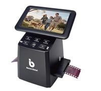 BEONEGLOBAL ClearScan S5 Scanner de film et diapositives haute résolution avec écran LCD de 5 pouces - Convertit rapidement 135, 126, 110 Super8 négatifs et diapositives en photos JPEG numériques 24
