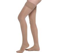 BeOnTop Bas Autofixants Femme Bas De Contention Femme Gradués 140 Den - Chaussettes De Contention Femme 22-23 mmhg, Bas Autofixant Femme Sexy, Chaussettes Hautes Femme - Made In Italy