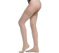 BeOnTop Bas Autofixants Femme Bas De Contention Femme Gradués 40 Den - Chaussettes De Contention Femme 15-16 mmhg, Bas Autofixant Femme Sexy, Chaussettes Hautes Femme - Made In Italy