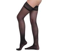 BeOnTop Bas Autofixants Femme Bas De Contention Femme Gradués 40 Den - Chaussettes De Contention Femme 15-16 mmhg, Bas Autofixant Femme Sexy, Chaussettes Hautes Femme - Made In Italy