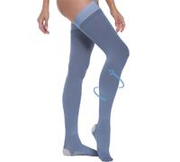 BeOnTop Bas De Contention Anti Thrombose Médical 18-23 mmHg Classe 1 - Chaussettes De Contention Femme Et Homme, Auto Fixant Antiembolism Unisexe, Compression Décroissante - Made In Italy