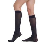 BeOnTop Bas De Contention Femme 140 Den - Chaussettes De Contention Femme Graduée, Chaussettes Hautes Femme 22-23 Mmhg, Mi Bas Femme Comfort Support Line - Made In Italy