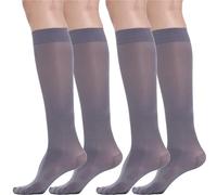 BEONTOP by Gambetti Bas De Contention Femme 140 Den - Chaussettes de Compression Graduée 15-20 mmHg pour Circulation, Fatigue et Gonflement, Voyage Sport Travail, Confort Respirant - Made in Italy