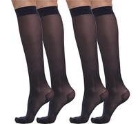 BEONTOP by Gambetti Bas de Contention Femme 40 Den 2 Pcs - Chaussettes De Contention Graduée 15-16 mmHg, Compression Socks, Ligne Comfort Support - Made in Italy