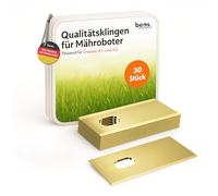 BEOS 30x Lames de Rechange Premium Titan - Compatibles avec Les Robots de Tonte Dreame A1 & A2 - Épaisseur de la Lame 0,8 mm - pour Une Coupe Parfaite et Une pelouse Saine
