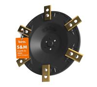BEOS® Disque à lames Tuning pour 6x lames - Disque à lames renforcé de fibres de verre pour tondeuses-robots Worx Landroid S&M (à partir de 2020) & Vision M600, Landxcape, Ferrex…