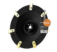 BEOS Disque de Lame pour Tondeuse robotisée Premium - Plaque de Lame pour 7 Lames - pour Husqvarna 420 | 430x |440 | 450x | 520 | 550 EPOS - Ø 222 mm - Fabriqué en Allemagne