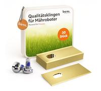 BEOS Lames et vis de Rechange en Titane Haut de Gamme 30x avec Verrouillage - Compatible avec Tous Les modèles Dreame - pour Une Coupe Parfaite