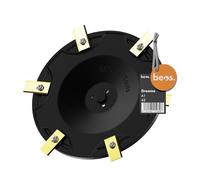 BEOS Plateau à Lames Tuning pour 6 Lames - Dreame A1 & A2 | Disque de coupe renforcé de fibres de verre - Ø 190 mm - Fabriqué en Allemagne